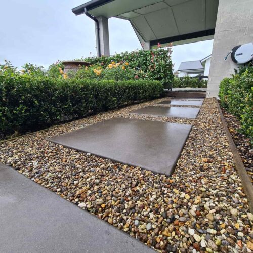 path and patio application - natural paving
